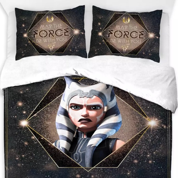 Star Wars Bedding Set - Black and White full size - Picture 1 of 2